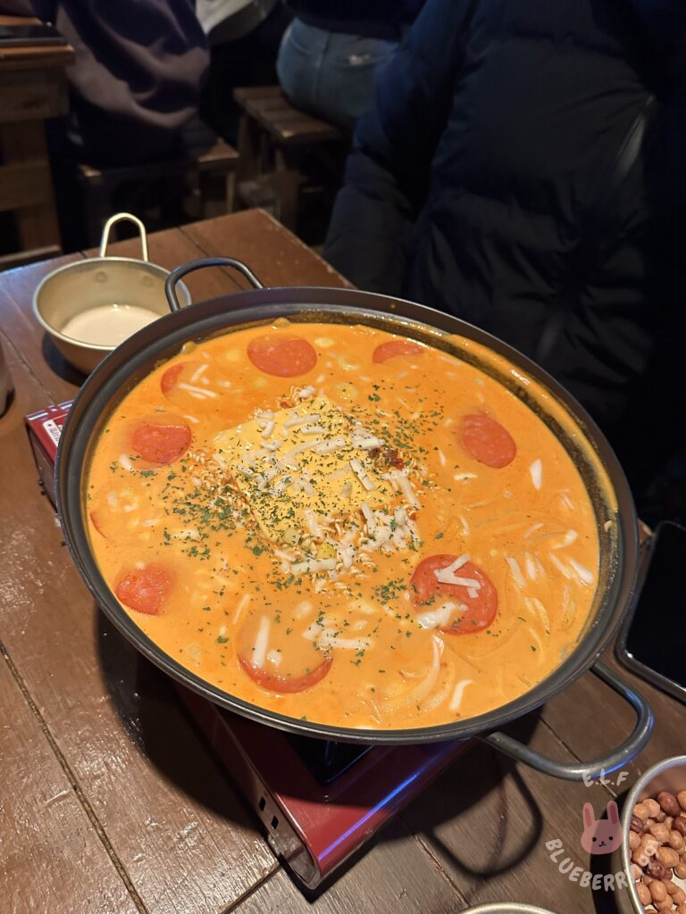 즉석로제페파로니치즈떡볶이